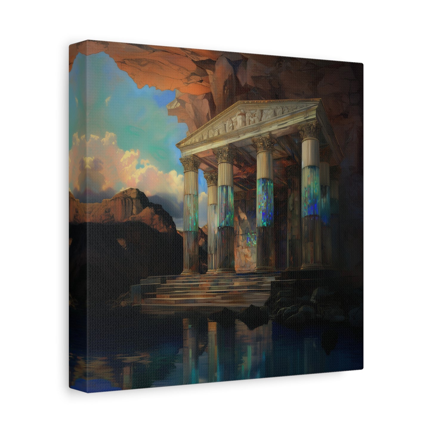 The Dreaming Temple Canvas Print