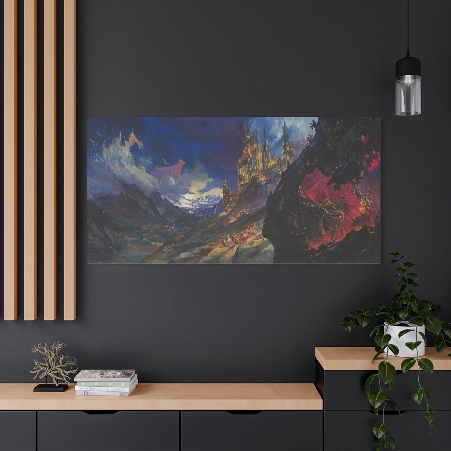 Fortress of Eldar Canvas Print