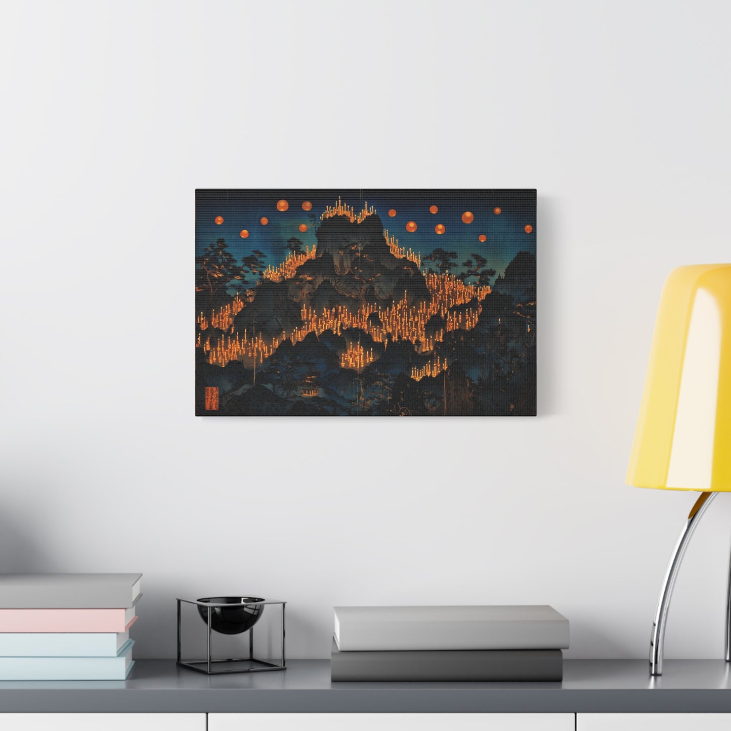 The Luminous Descent Canvas Print