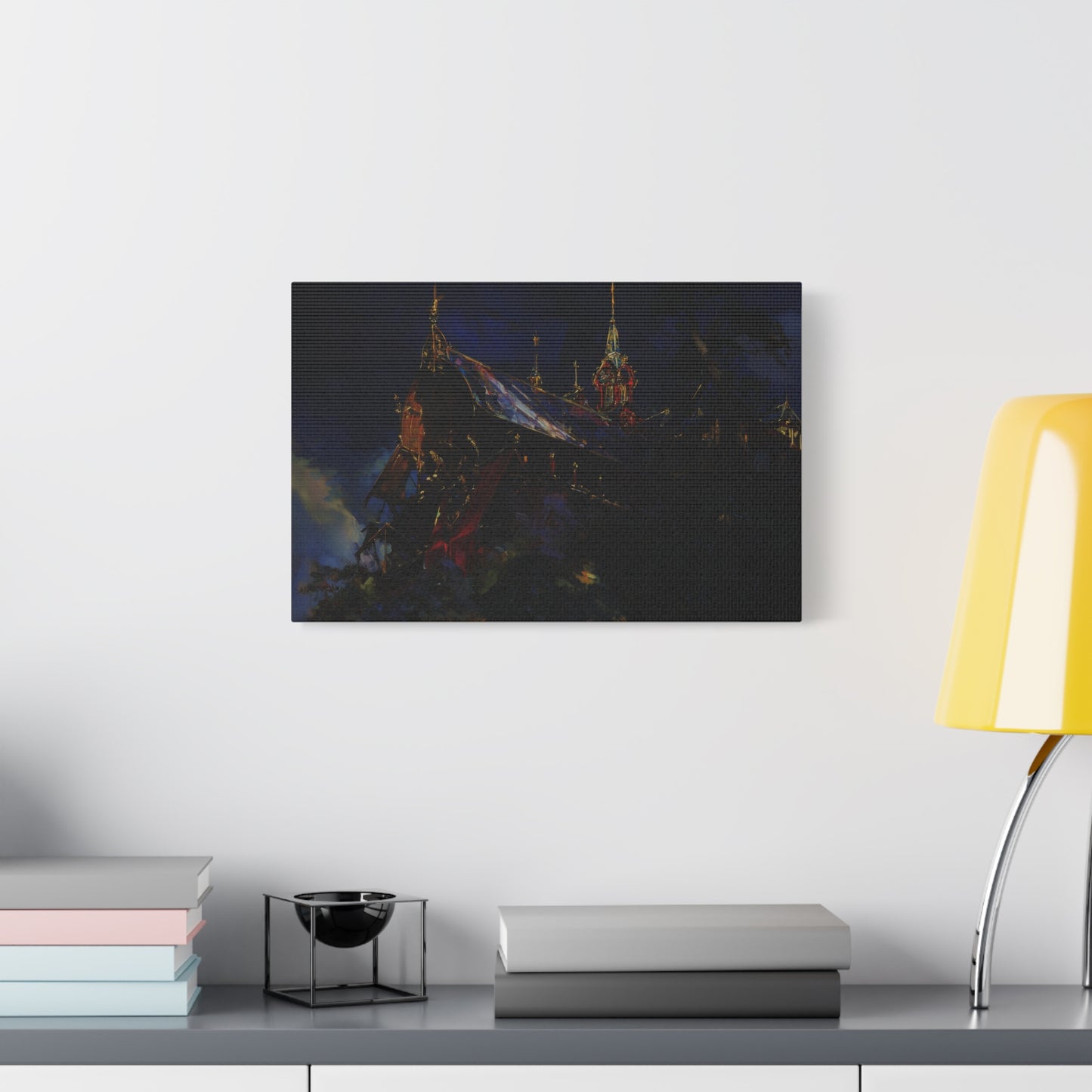 The Obsidian Cathedral Canvas Print