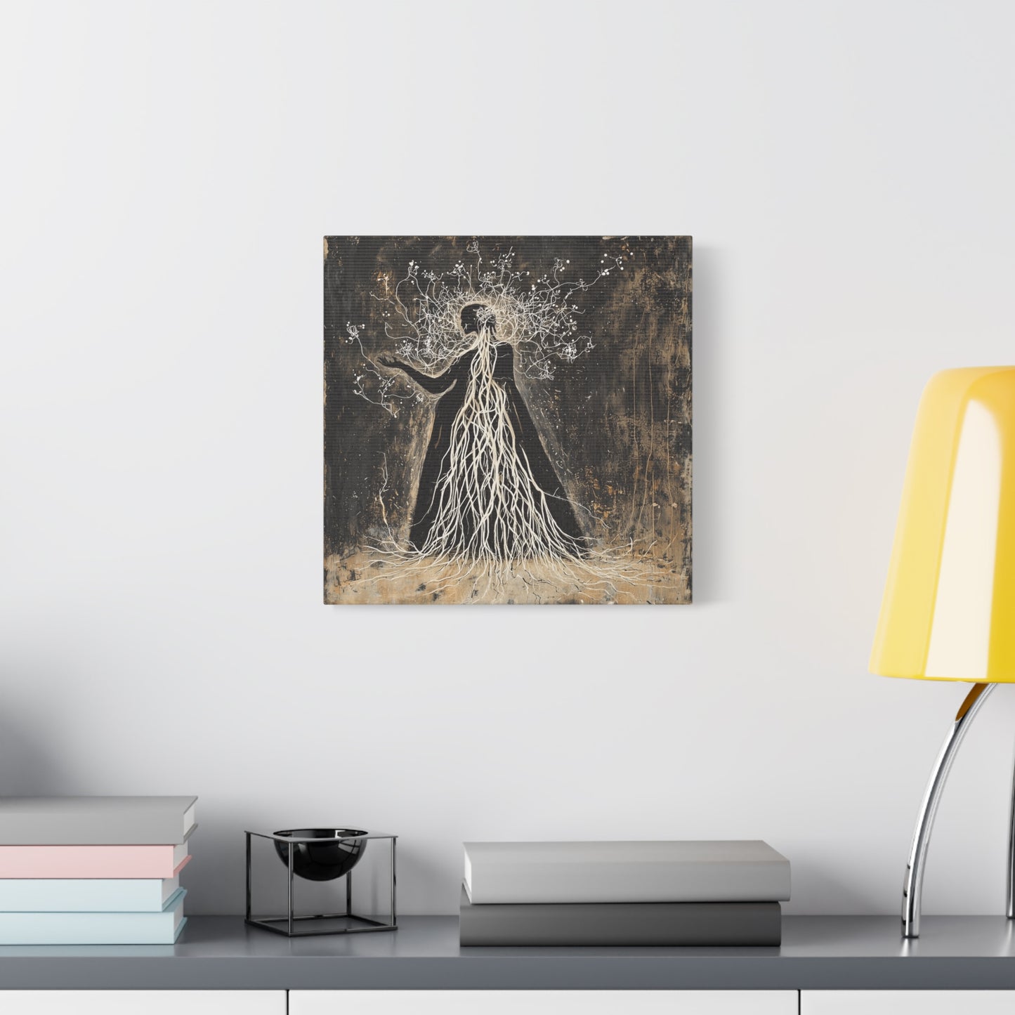 Eldritch Whispers Aflame Canvas Print