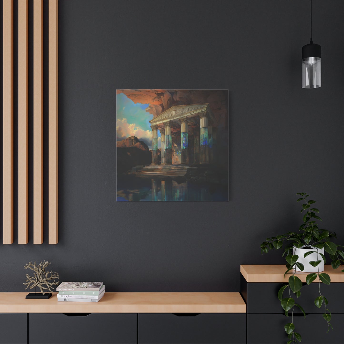 The Dreaming Temple Canvas Print