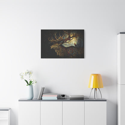 Stag of Yore Canvas Print