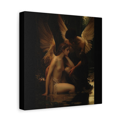 Shadowed Embrace Canvas Print