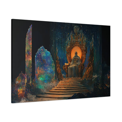 The Cosmic Monarch Canvas Print