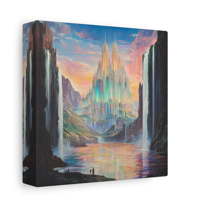 Dreamweaver's Citadel Canvas Print