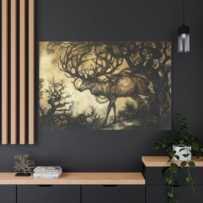 Stag of Ages Canvas Print