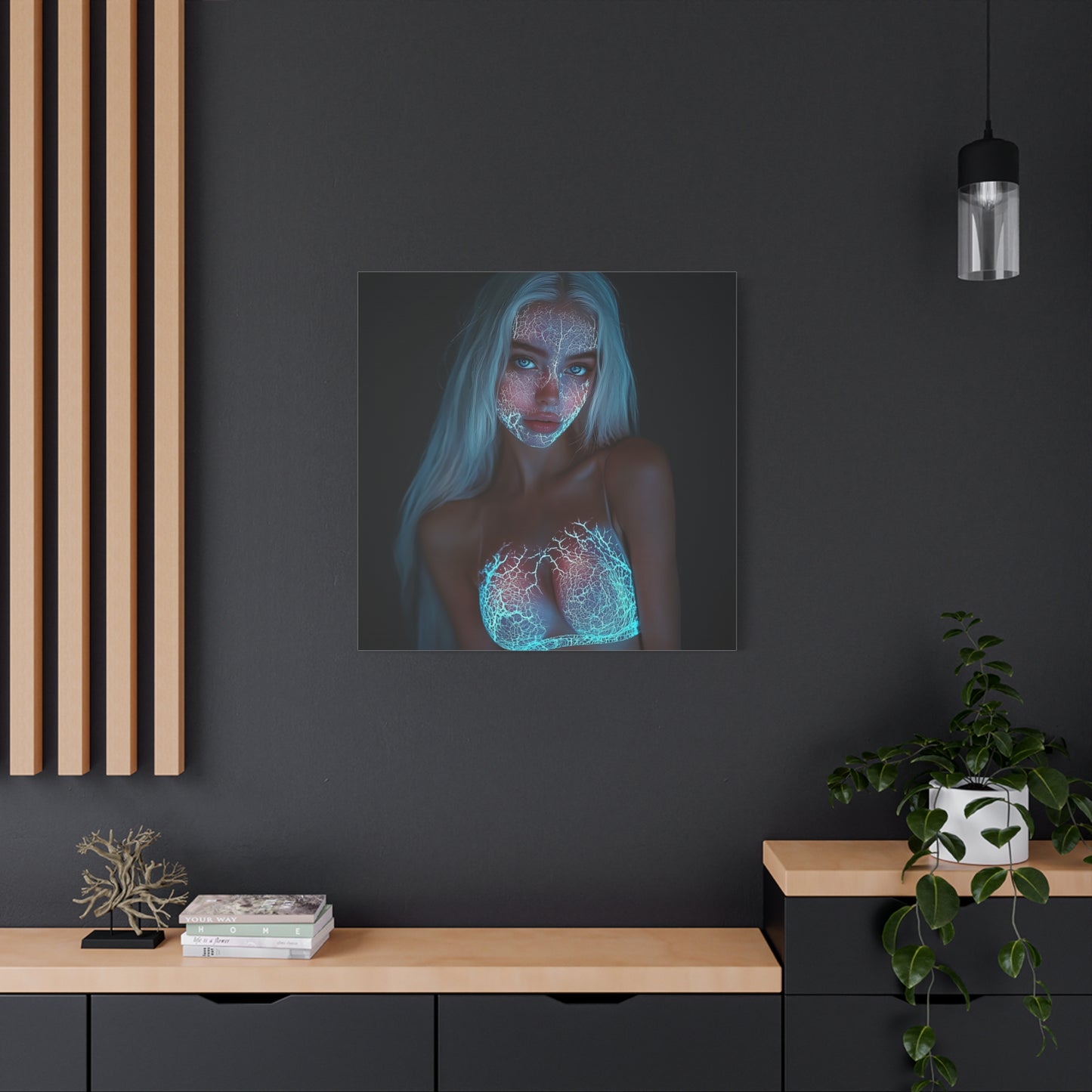 Dreamweaver's Veil Canvas Print