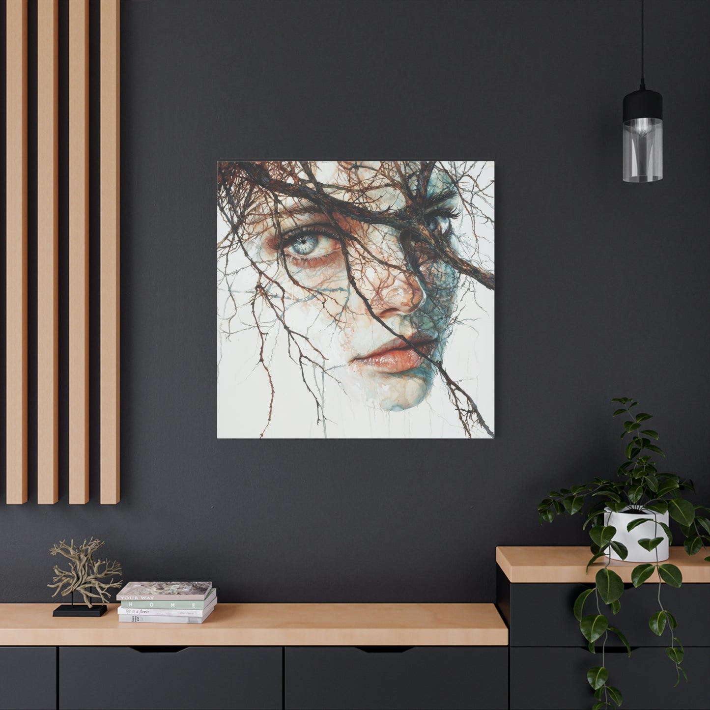 Nature's Veil Canvas Print