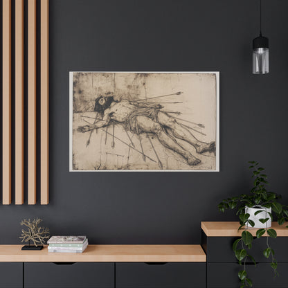 Fallen Warrior Canvas Print