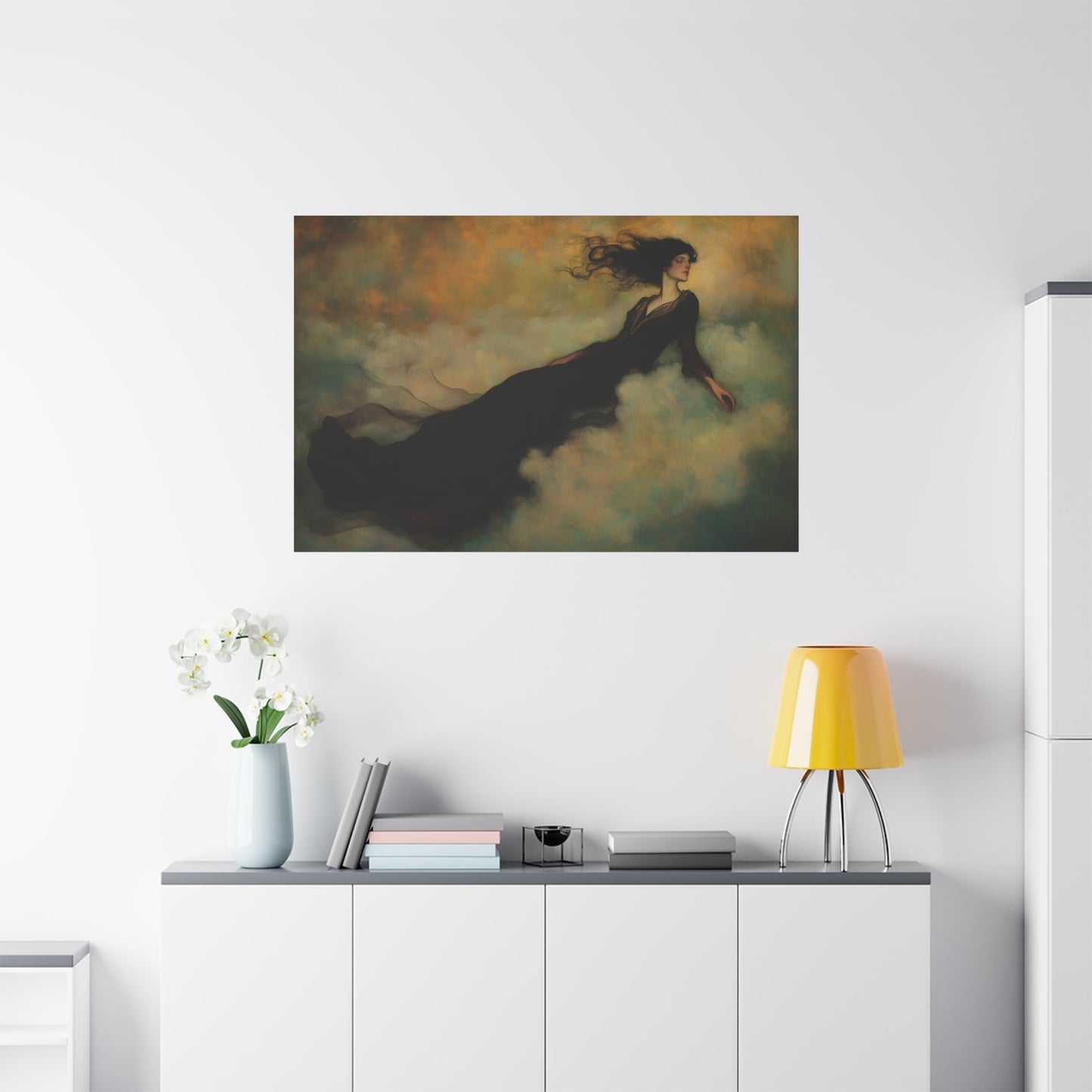 Rest in Clouds Canvas Print