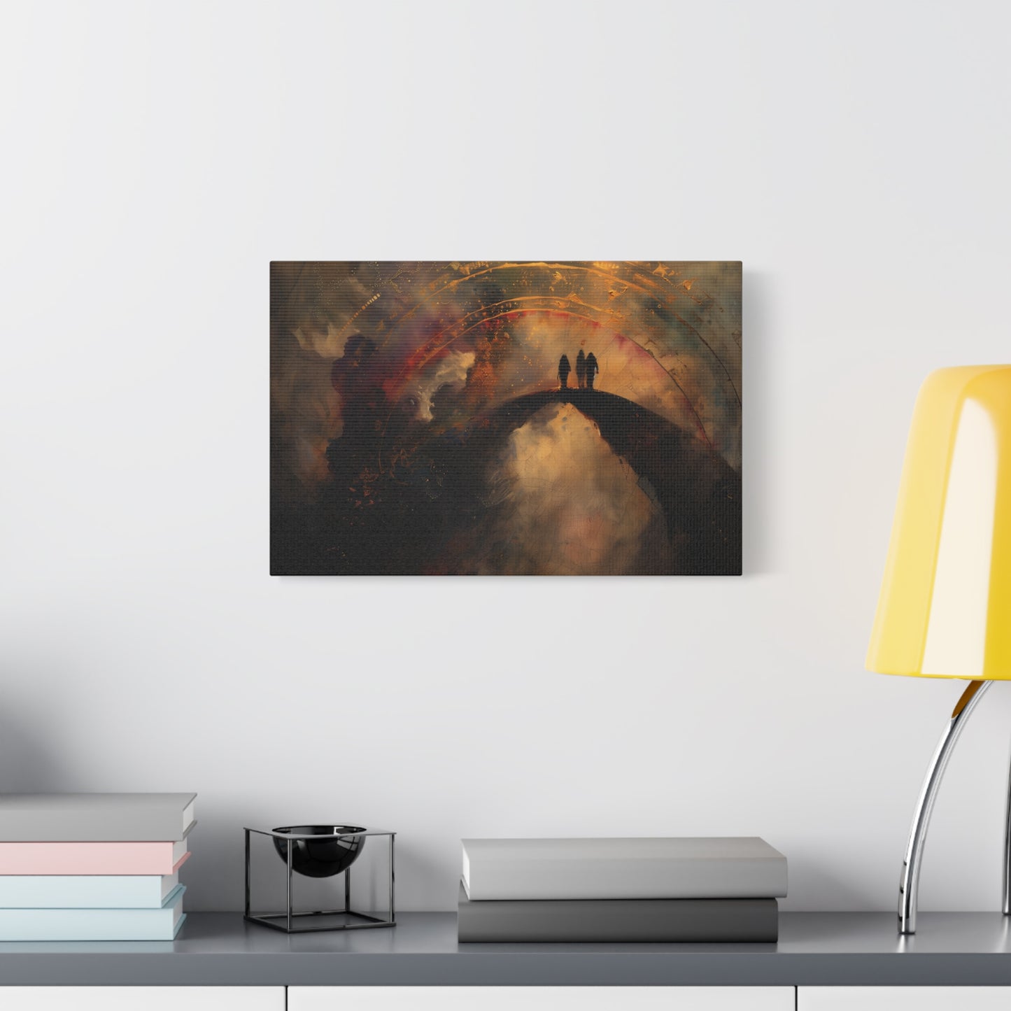 Twilight Pilgrims Canvas Print