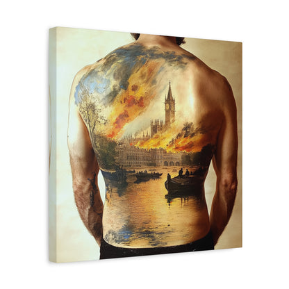 A Blaze Within Canvas Print