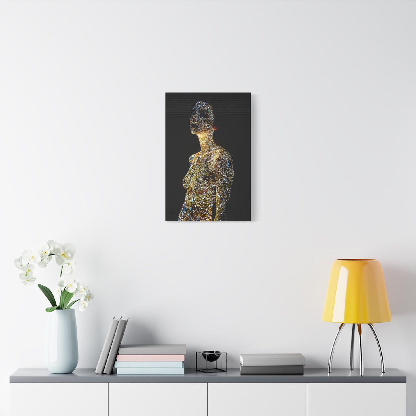 Radiant Pulse Canvas Print