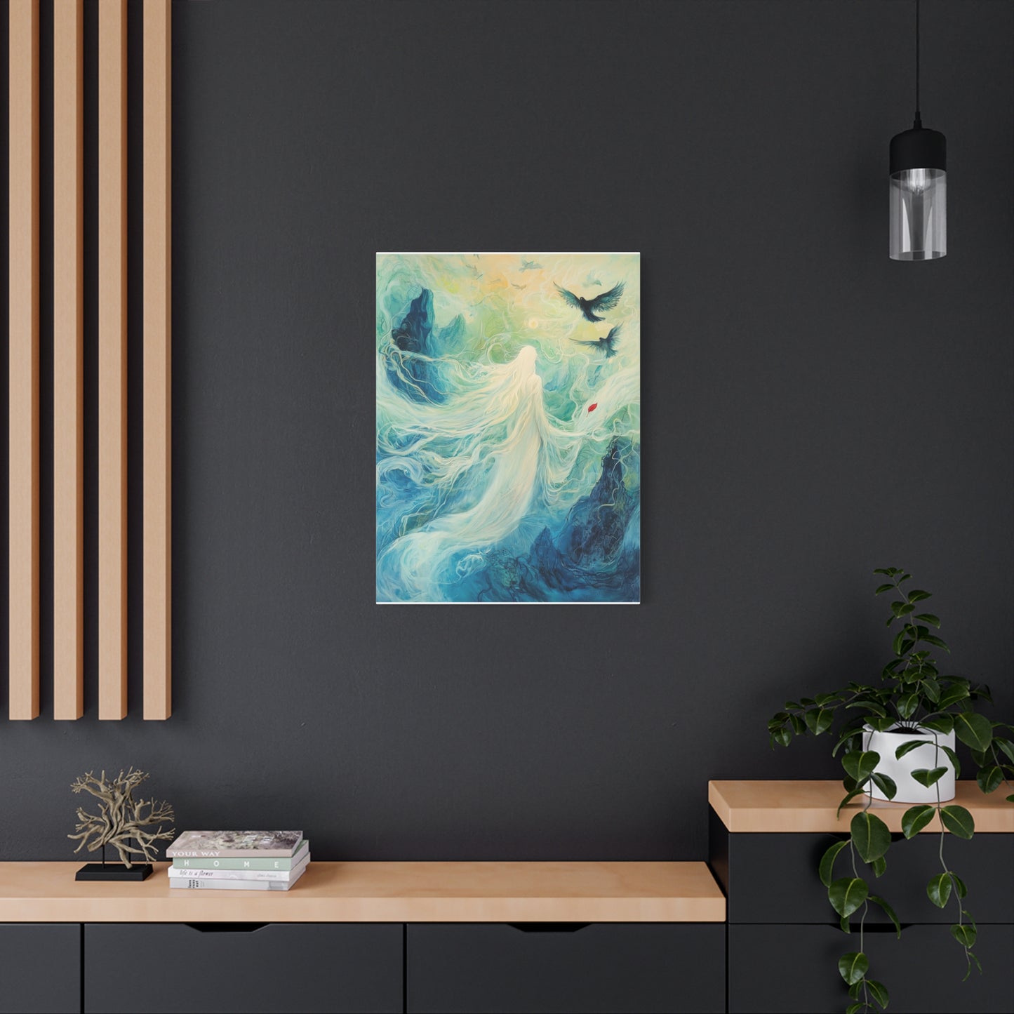 The Whispering Veil Canvas Print