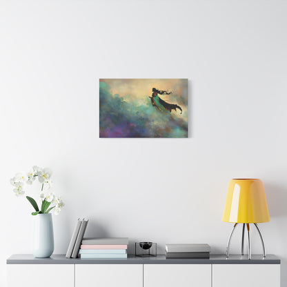 Whispering Eldritch Veil Canvas Print