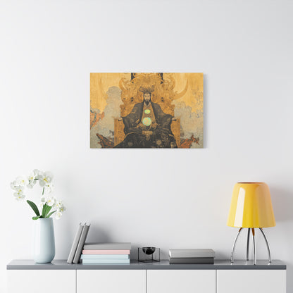 Crowned in Silence Canvas Print