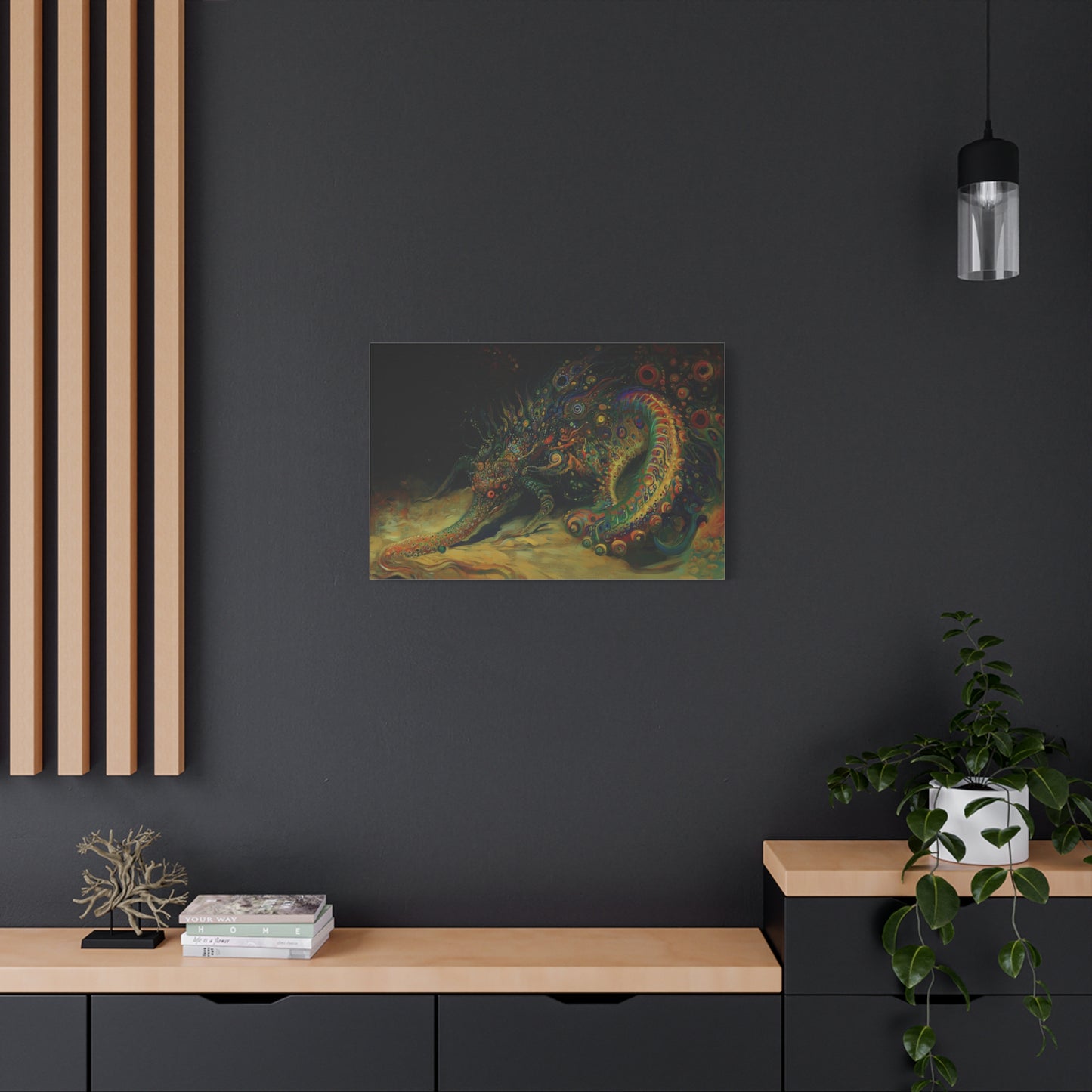 Serpent of Lore Canvas Print