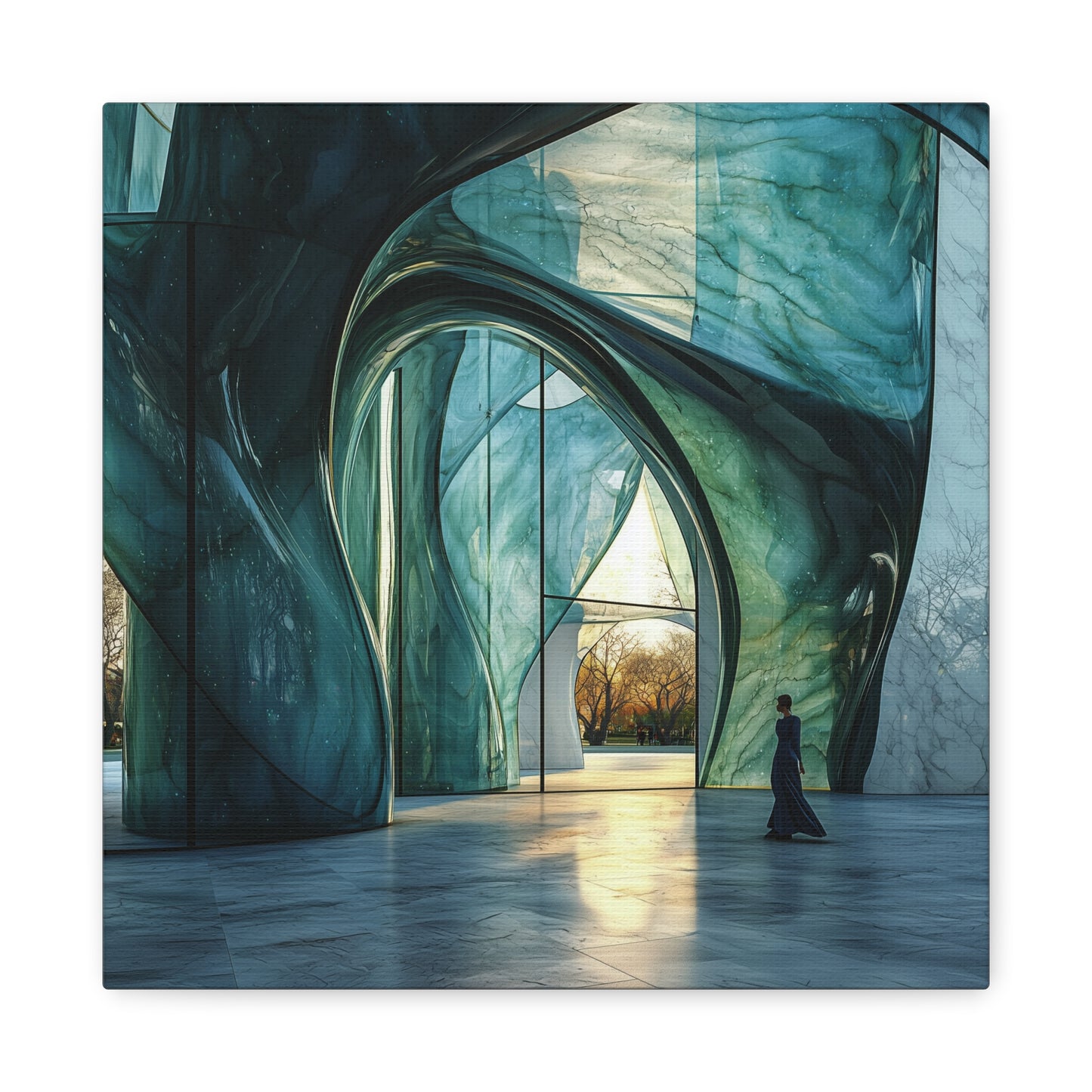 Through the Arch Canvas Print