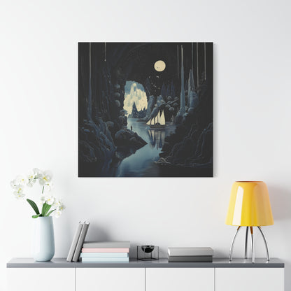 Night's Veil Canvas Print