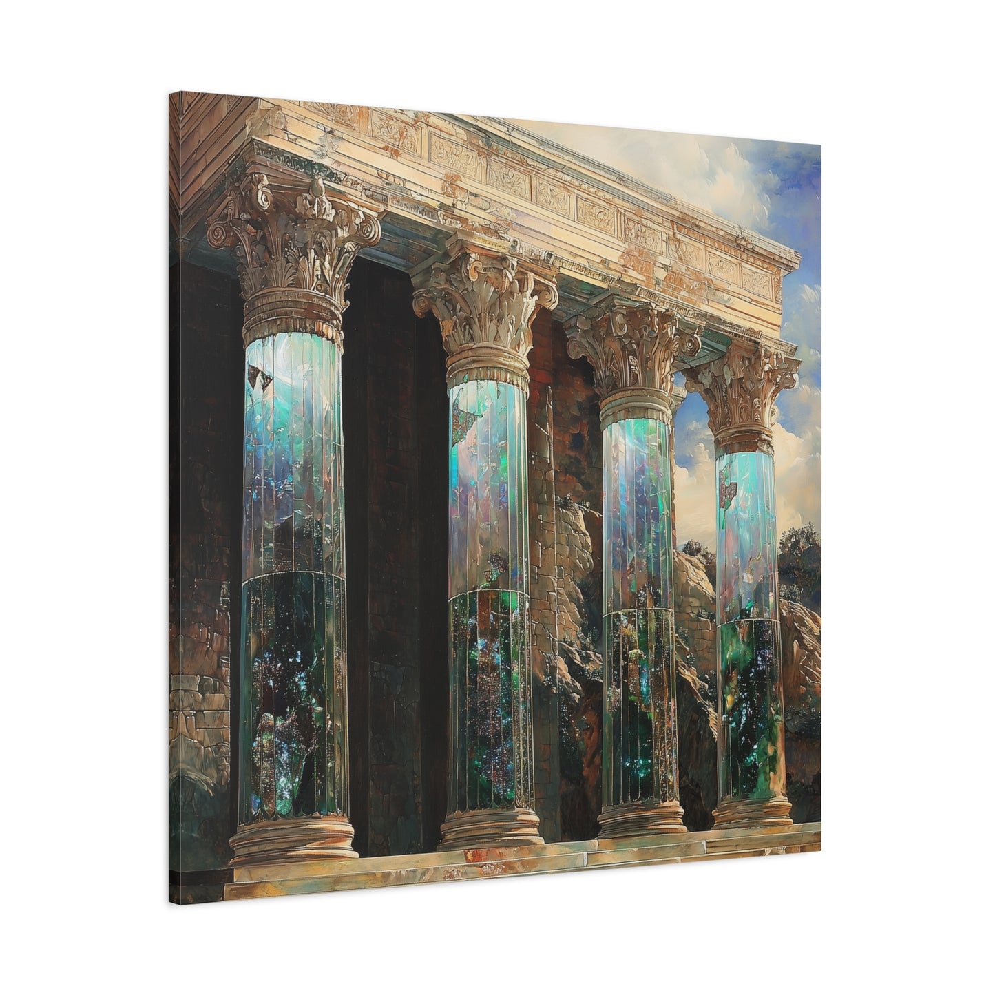 Balance in Ruins Canvas Print