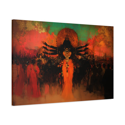 The Radiant Deity Canvas Print