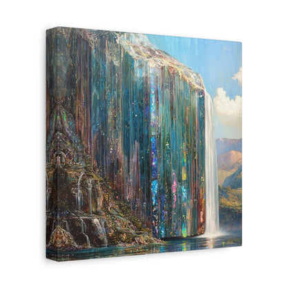 Abyssal Cascade Canvas Print