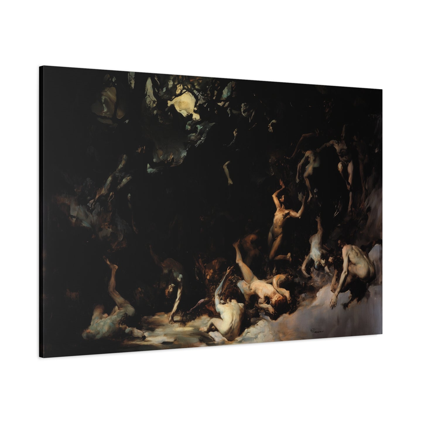 Night's Enigma Canvas Print