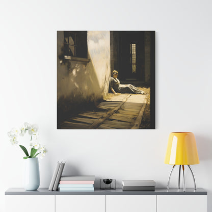 Shadow's Embrace Canvas Print