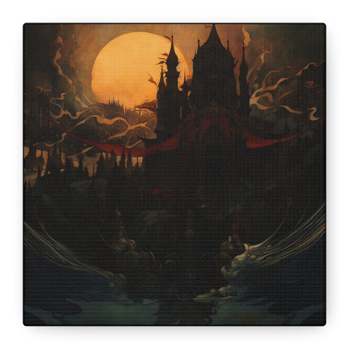 The Nameless Spires Canvas Print