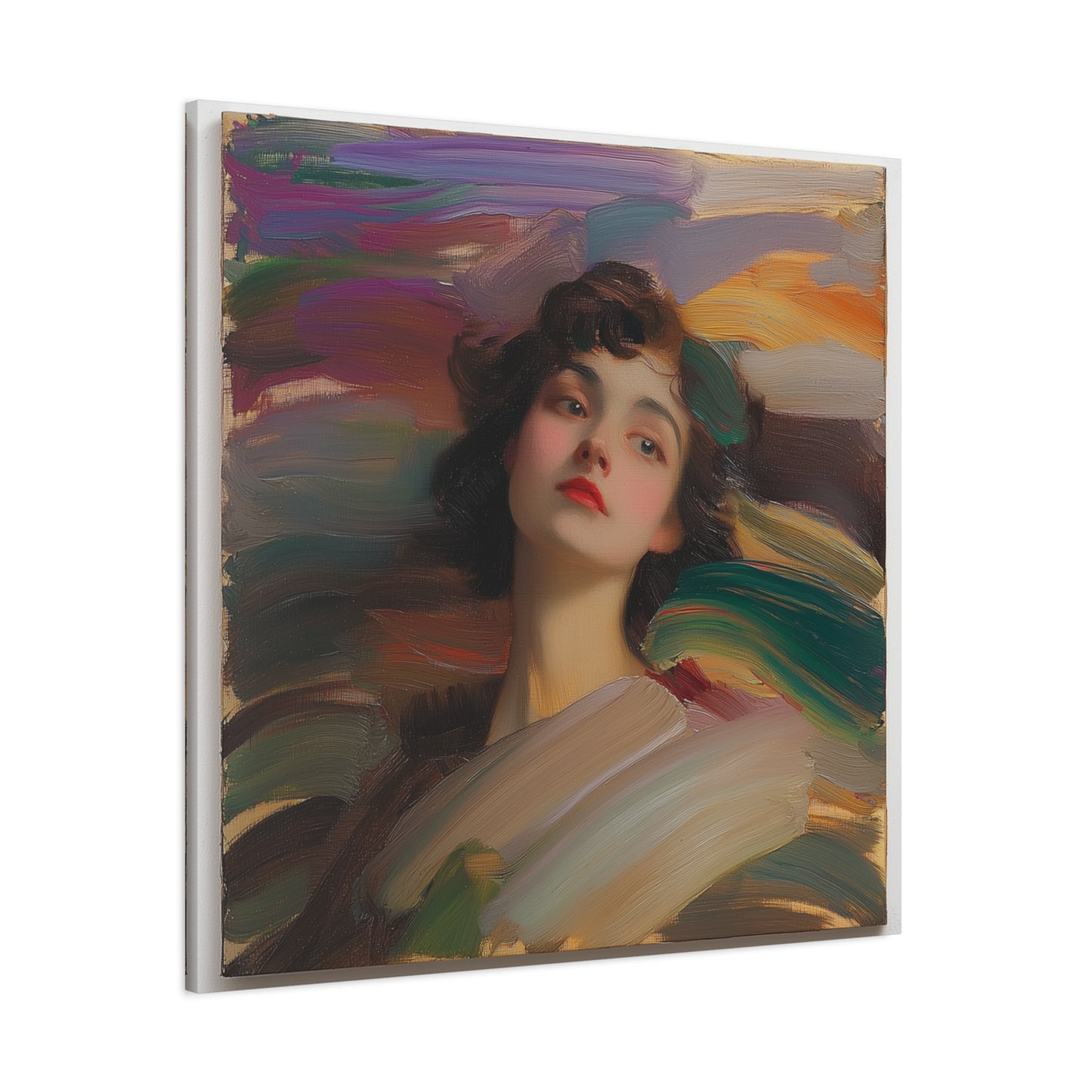 Lady of the Silken Veil Canvas Print