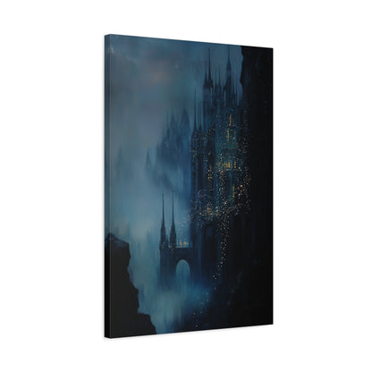 The Misty Spires Canvas Print