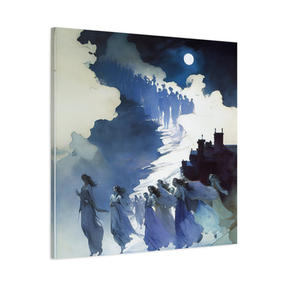 Midnight Procession Canvas Print