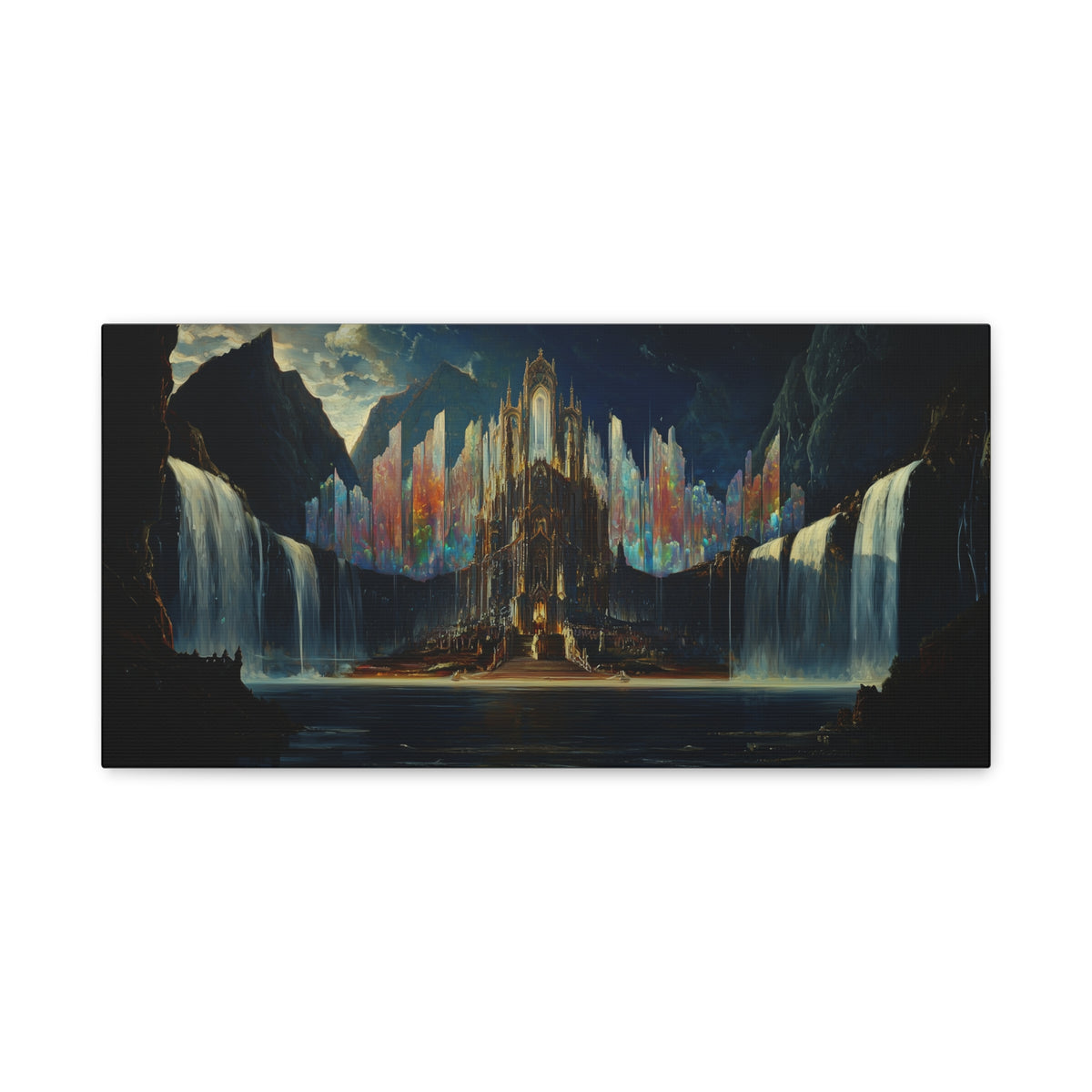 The Shimmering Citadel Canvas Print