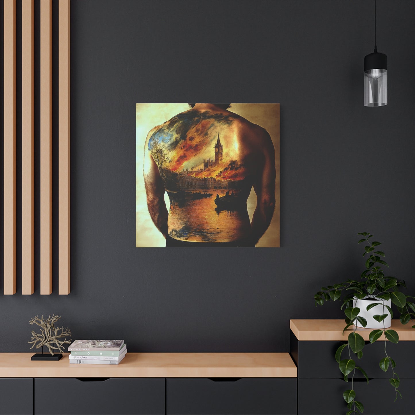 The Burning Realm Canvas Print