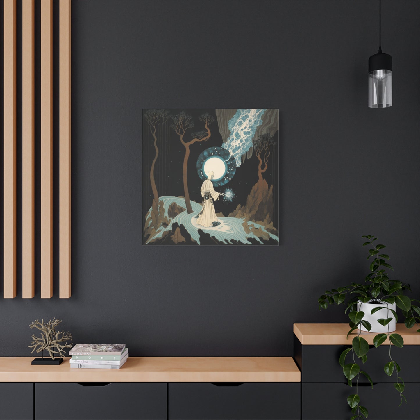 The Moon's Whisper Canvas Print