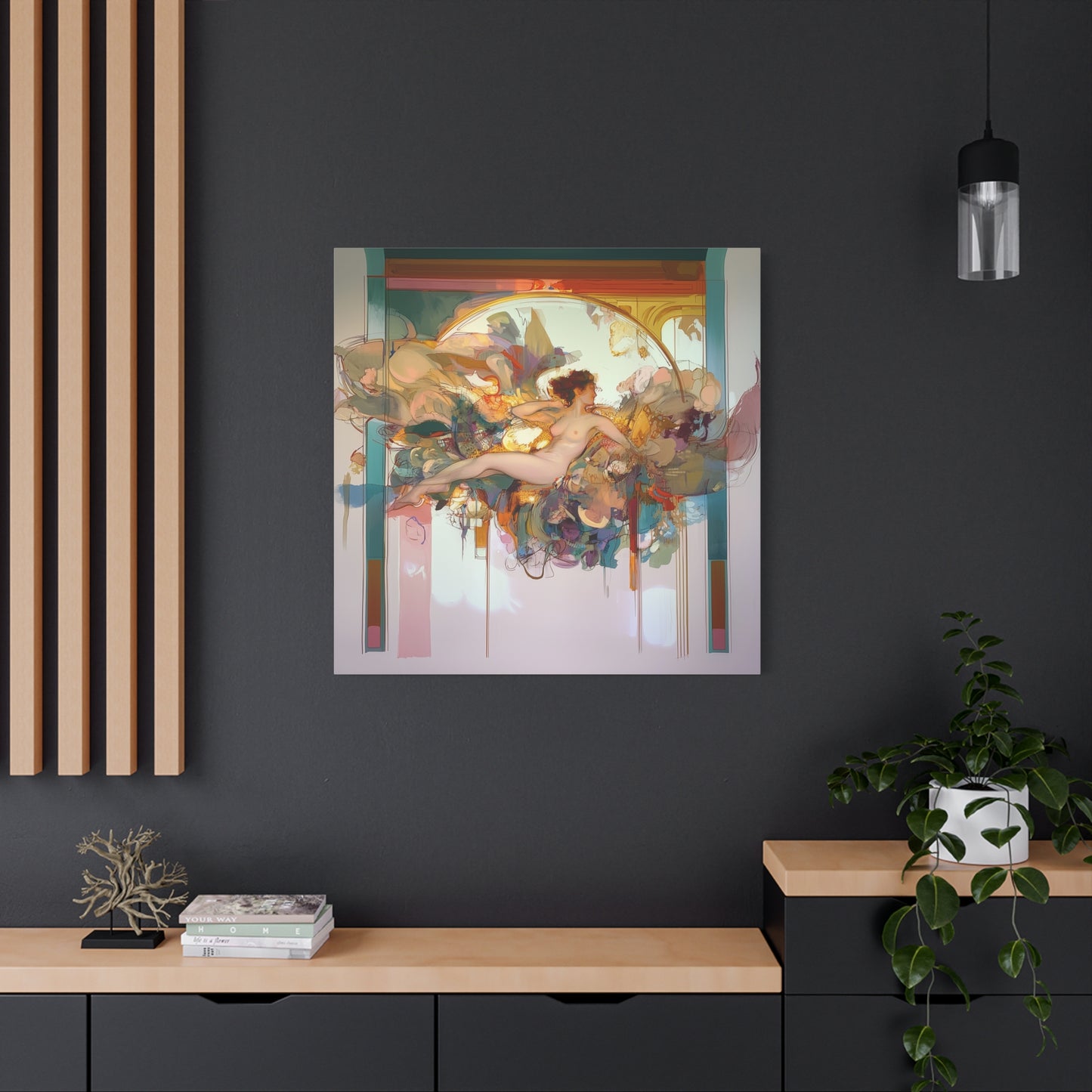 The Dreaming Muse Canvas Print