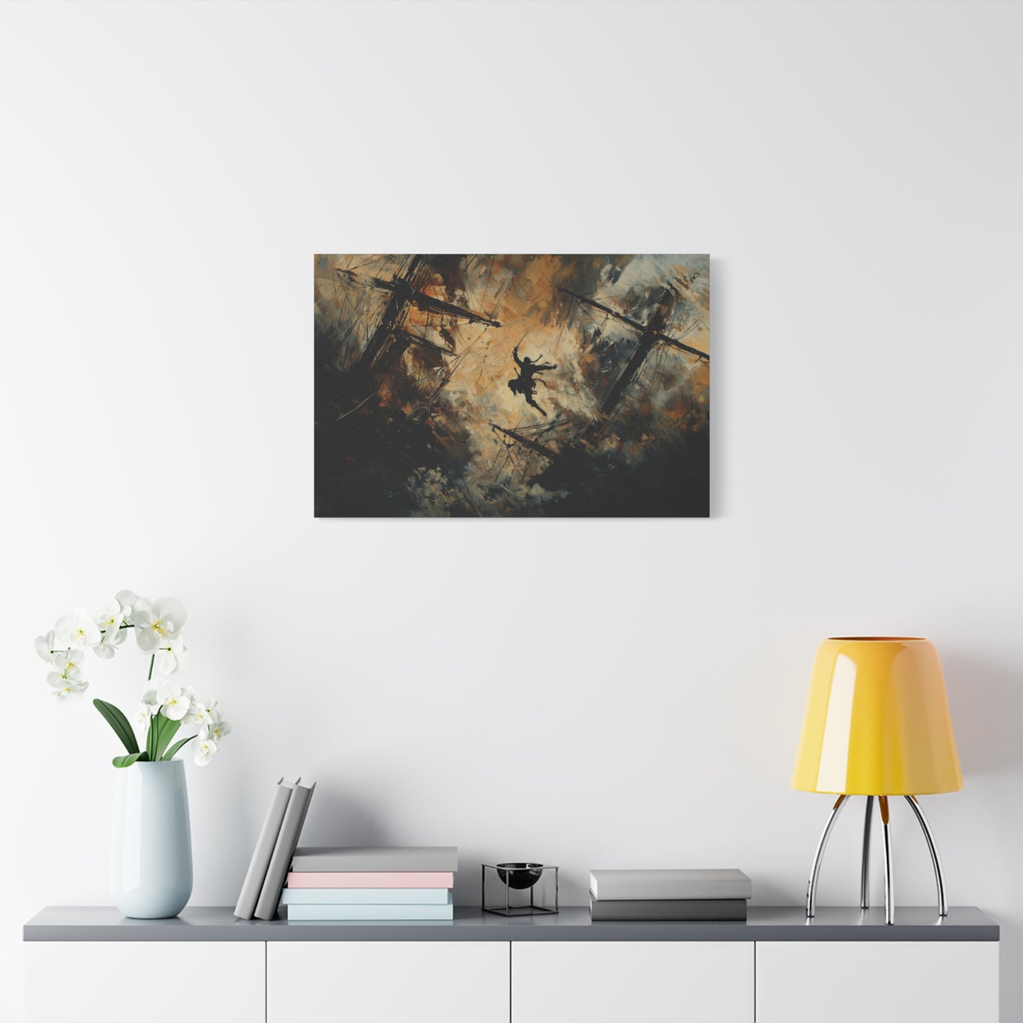 Storm and Steel Canvas Print