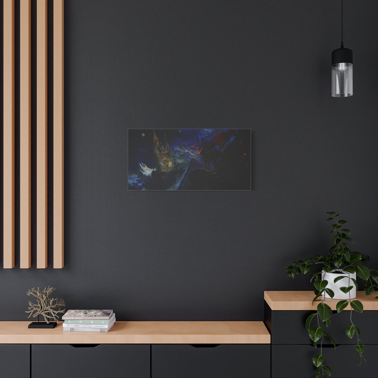 The Stygian Ascent Canvas Print