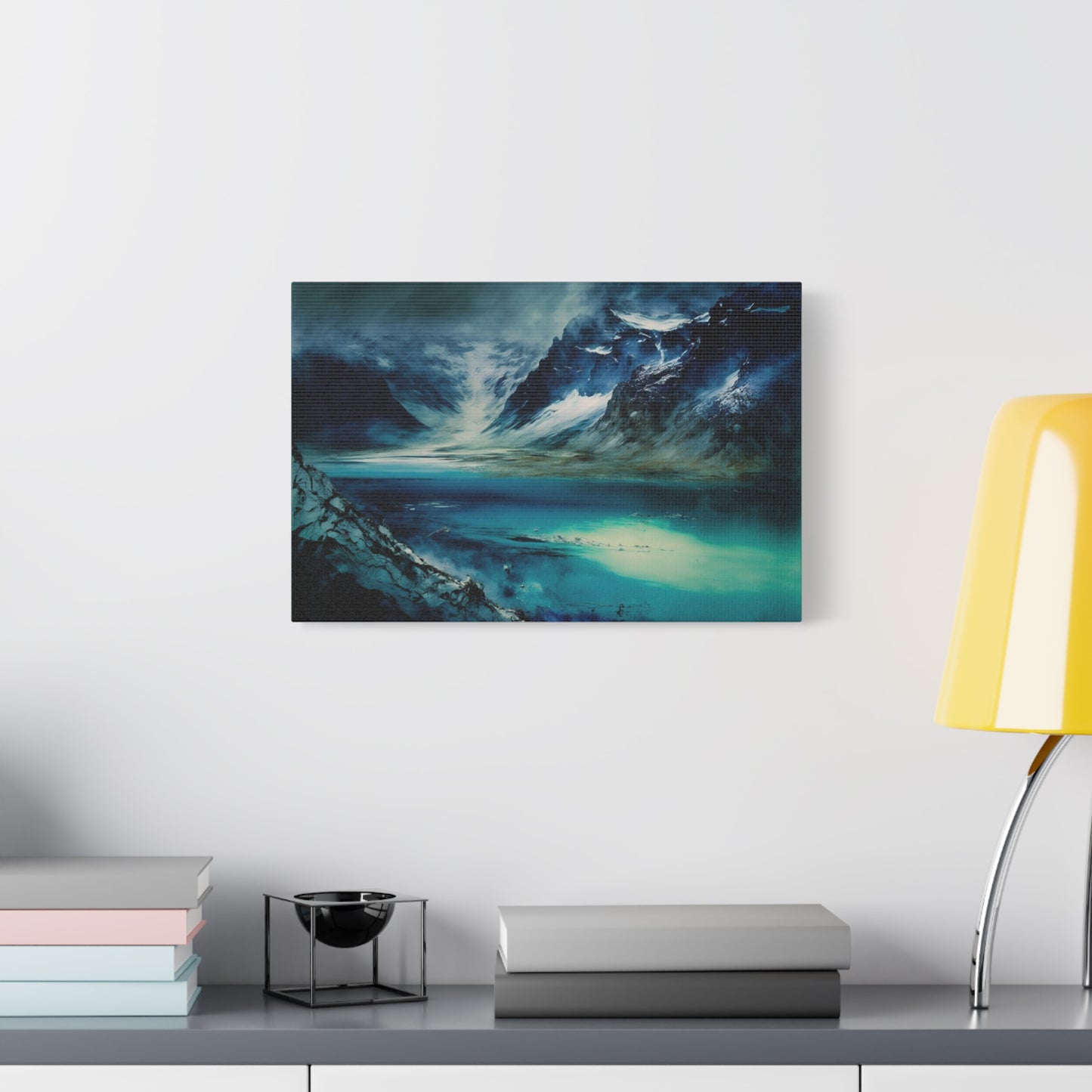 The Balance of Ice Canvas Print