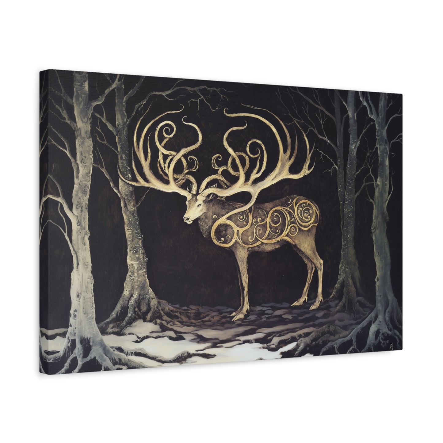 Stag of Eldamar Canvas Print