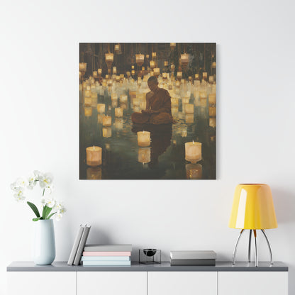 Quiet Candles Commune Canvas Print