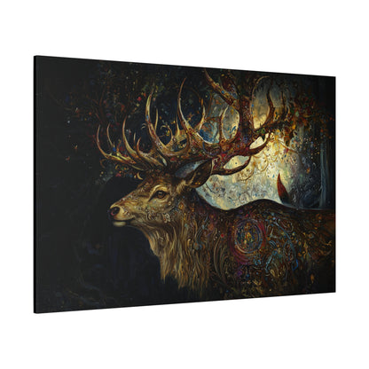 Stag of Yore Canvas Print