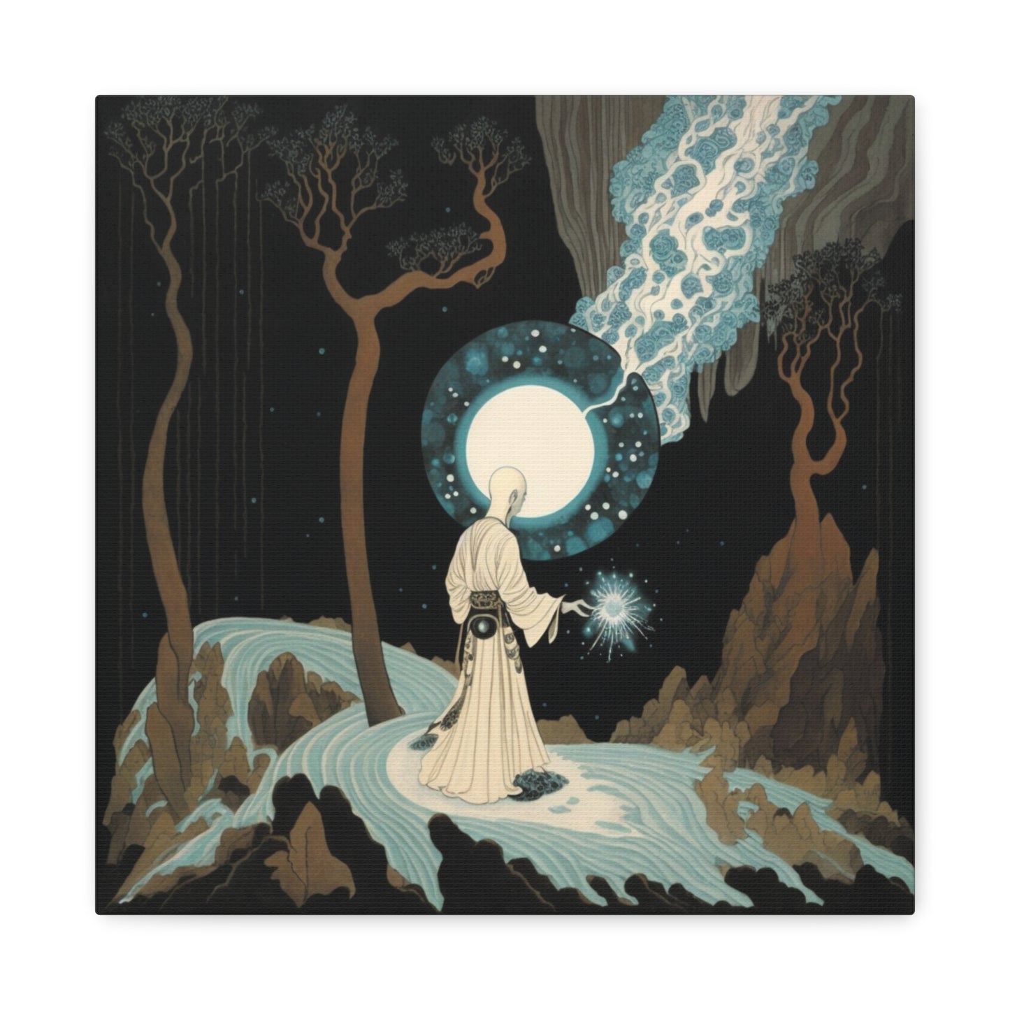 The Moon's Whisper Canvas Print