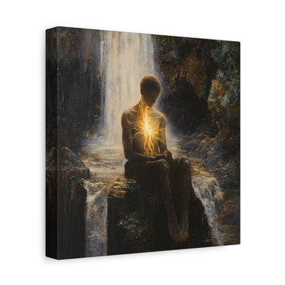 A Quiet Spark Canvas Print