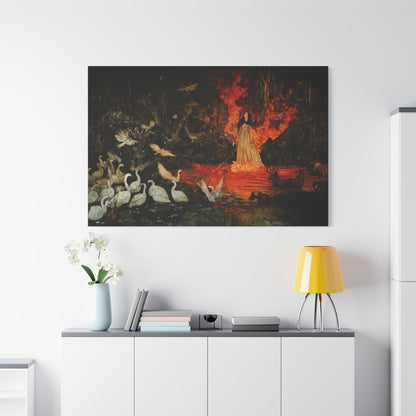 Nature's Veil Canvas Print