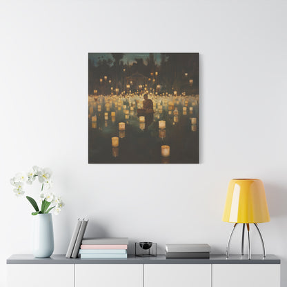 Silent Flames Canvas Print