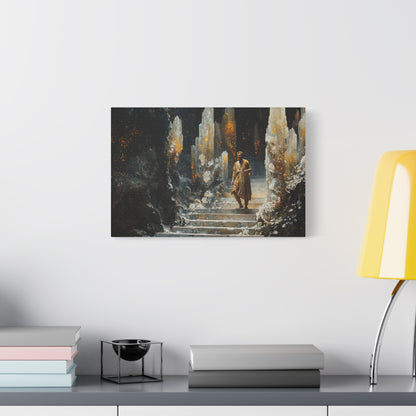 Golden Pathway Canvas Print