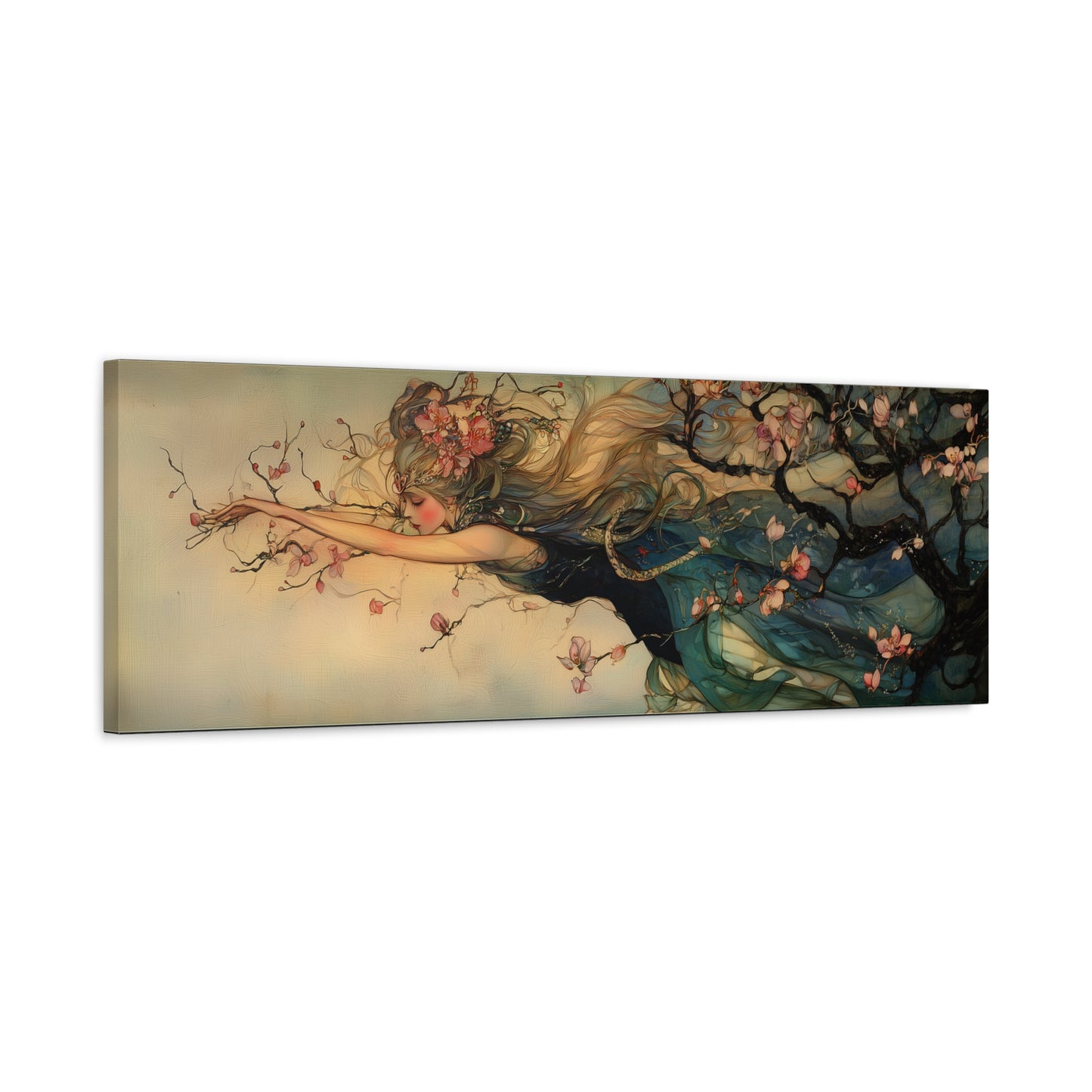 The Blooming Veil Canvas Print