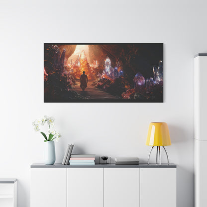 The Crystal Path Canvas Print